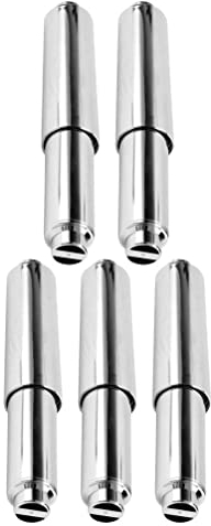 Zerodeko Bad 5 Stücke Toilettenpapierhalter Roller Ersatz Toilette Papierstange Toilettengewebe Frühling Geladene Spindel für Badezimmer Küche Toilettenpapierrolle