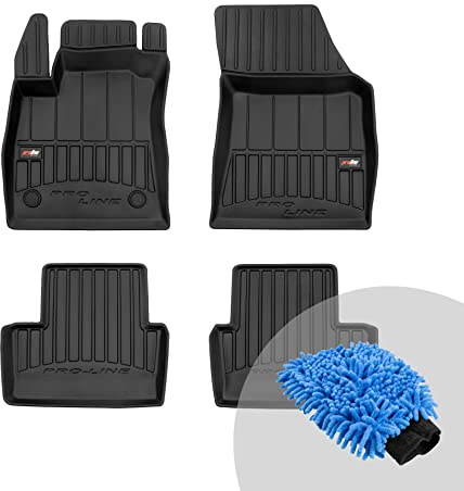 FROGUM ProLine 3D Gummimatten Exklusiven Auto Fußmatten Autofussmatten für Renault Megane IV ab 2015 | Die höchsten Kanten