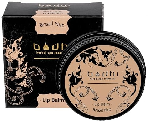 BODHI® natürlicher Lippenbalsam Brasilnuss 12g | mit zartem exotischem Duft | feuchtigkeitsspendend mit wertvollen Ölen | bio & vegan