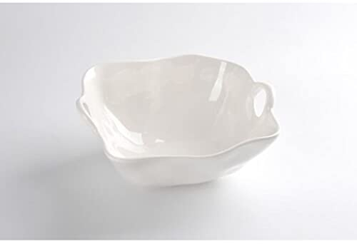 Pampa Bay Grand bol en mélamine incassable, 26 cm, pour aliments, congélateur, lave-vaisselle, blanc