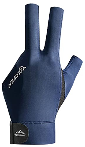 Anloximt 2Pack 3 Finger Billard Queue Pool Handschuhe Billard Handschuh Linke Hand Billard Handschuhe Billard Handschuhe Pool Handschuhe Billard Sport Handschuh für Männer Frauen