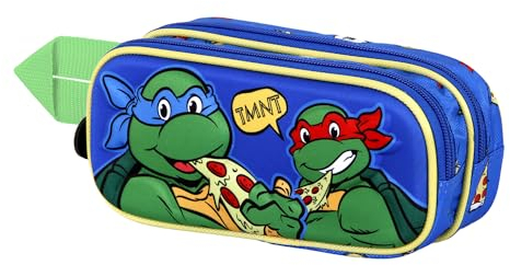 Ninja Turtles Mates-3D Doppelfedermäppchen, Grün, 22 x 9,5 cm