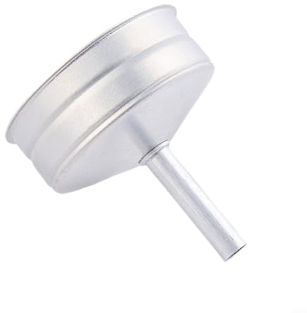 Filtre entonnoir moka en aluminium, convient pour café expresso, 1, 2, 3, 6, 9, 12 tasses, fabriqué en aluminium