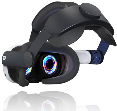 Für Oculus/Meta 3 Elite VR Kopf Einstellbare VR Brille Zubehör Gurt Kopf