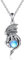 YFN Dragon Urn Halskette Sterling Silber Kremation Mondstein Schmuck für Asche Womenr Männer(Urne)