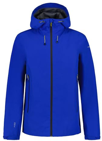 ICEPEAK Herren Hardshelljacke Outdoorjacke Wanderjacke Regenjacke Bangs, Farbe:Blau, Artikel:-360 Blue, Größe:50