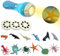 Xwin Kids Projector Flashlight with 24 Patterns Animals Torch Night Bedtime Light Gift Educational Learning Fun Toy for Boys and Girls