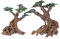 Aquarium-Dekoration, Bonsai-Bäume, Ornamente für Aquarien, Treibholz, Baumstumpf, realistischer Steingarten, Aquarium-Baumstumpf