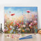 TISHIRON Malen nach Zahlen Bausatz Erwachsene Blühende Blumen Erwachsene Malen nach Zahlen Gänseblümchen Ölmalerei nach Zahlen DIY Acrylmalerei Pflanze Kunsthandwerk für Zuhause 40 x 50 cm(rahmenlos)