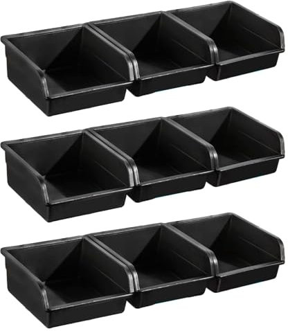 MILLTOR Accessoires pour planche perforée, boîte de rangement pour pièces épaisses, crochet carré, bouche oblique, 1 lot
