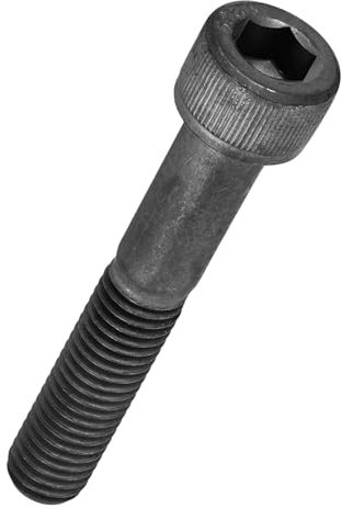 Kozelo 5Pcs Vis à Tête Cylindrique à Six Pans Creux - [M10-1,5 x 65mm] Acier Allié Filetage Complet Noir Oxyde Grade 12,9 Vis à Tête Hexagonale Interne pour Imprimante 3D Mobilier, Noir