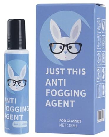 Pcingsia Anti-Beschlag-Mittel für Brillen, Anti-Beschlag-Effektiver Linsenreiniger, 15 ml, Glasreiniger, Nebelstopper, sicher, professioneller Glasagent für Brillen und Brillen