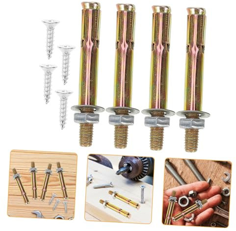 jojofuny 1satz Einschraubdübel Aus Edelstahl Metrische Möbelverbindungsschrauben Für Innen Und Außenbereich Installieren Temperaturbeständig Und Vielseitig Einsetzbar Für