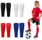 AYSYR 4 PCS Sock Sleeve Football for Boys & Girls(13-18 Years),Football Sock Sleeves Breathable,Grip Socks Soccer Easy to Change,Sleeve Socks Easy to Clean,Shin Pad Sleeves 4 Colours