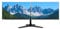 Lenovo Dual monitor Bundle Set - 2x T24i-10 24 Inch Full HD 1080p IPS LED Monitor, DISPLAY HDMI VGA Ports, Dual Monitor Leg Base Stand (Renewed)