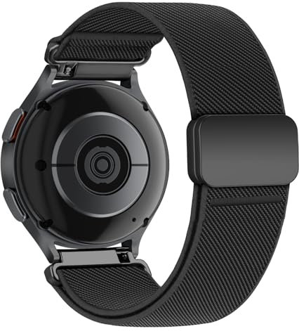 22mm Elastic Magnetic Straps for Samsung Galaxy Watch 3 45mm/Gear S3 Band Men Women,Stretchy Nylon Sport Strap for Garmin Venu 3 2/Forerunner 255 265/Vivoactive 4,for Huawei Watch GT 5 4 3 2 Pro 46mm