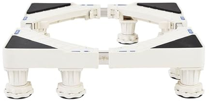 Adjustable Appliance Dolly Cart with 8 Strong Feet Small Furniture Mover Mobile Base Adjustable form 9-11cm for Washing Machine Dryer Refrigerator Mobile Case Roller Dolly