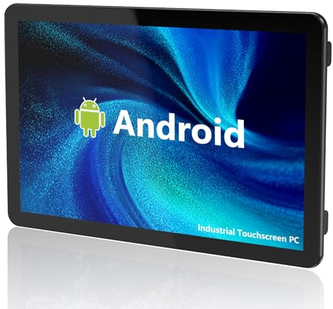 NORQIN PC Panel Tactile Industriel Intégré Interactif 27 Pouces Android 14,Tablette Multi-Tactile Capacitive avec Écran Avant IP65,WiFi & BT,Ports HDMI/USB pour Bornes et Usines(8GB RAM,64GB SSD)