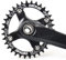 HemeraPhit BCD 104mm Plato Bicicleta de montaña,Negro,34T