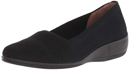 LifeStride Women's Immy Ballet Flat, Black, 9 UK