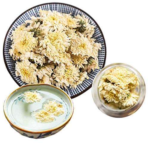 Tè alle erbe cinese Tè al crisantemo bianco Nuovo tè profumato Tè verde Sanità Fiori Fiori Tè verde di alta qualità Sano verde Tè alla melanzana (50)