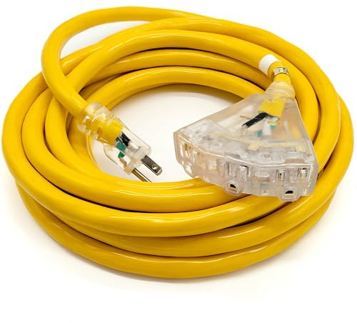 25 ft 10 Gauge Extension Cord - Outdoor Extension Cord - Watt's Wire