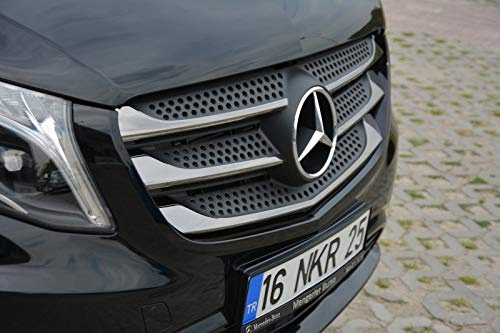 Kühlergrill-Abdeckungs-Set aus Edelstahl, für Vito W447 [2014+] [5-teilig]