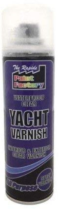 3 x All Purpose Waterproof Clear Yacht Varnish Spray Can 250ml