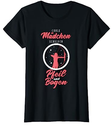 Bogenschütze Shirt Damen Bogenschießen Geschenk Bogensport T-Shirt