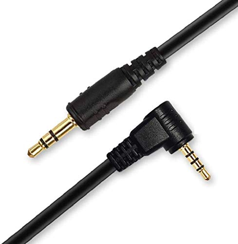 Pixel Auslösekabel Verbindungskabel 3,5 mm - L1 Drahtauslöser (z.B. Pixel Timer-Fernauslöser) Kompatibel mit Panasonic S5 S1H S1RM S1 G95 G91 FZ10002 G9 GH5 G85 G81 GX8 GX7 GH4 GH3 FZ2500 FZ2000 FZ300