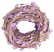 HERCHR Natur Jute-Schnur, Jute-Schnur Wax Rope Lila, 10m Sackleinen Blattband Mit Künstlichen Rebengrünen Blättern Dekoration Für DIY Garten Kunstwerke Und Kunst-Handwerk