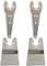 XXGO 4 Pcs Oscillating Multi Tool Scraper Blades for Scraping Cutting Removing Paint Caulk Adhesive Sealant XG4201U