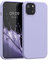 kwmobile Handyhülle für iPhone 13 Hülle, für iPhone 13 Case - Hülle Silikon - kabelloses Laden - Pastell Lavendel
