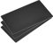 sourcing map En Blanco Metal Tarjeta 100x60x1mm Anodizado Aluminio Placa Negro 3uds