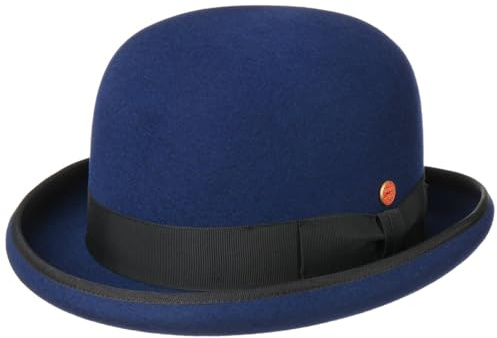 Mayser Viril Melone Hut Herrenhut Bowler Wollfilzhut Mit Ripsband