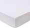 URBANARA Leinen-Spannbettlaken Torreira 180x200 cm I 60% Leinen & 40% Lyocell I Weiß, Antiallergen & Atmungsaktiv, Temperaturausgleichend, Spanntuch Bett-Laken Betttuch Leintuch Spanleintuch