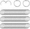 SPOKKI 60Pcs Small Book Rings - 30mm/1.2 inch Loose Leaf Index Rings for Flash Cards, Treasury Tags, Cue Cards, School, Office, Home