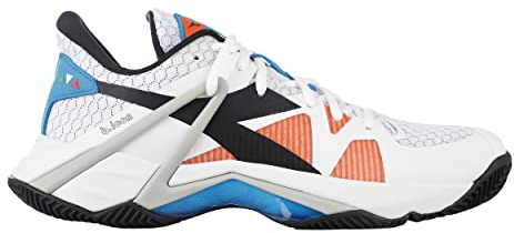 Diadora Herren Tennisschuh 'B.Icon Clay' White/Black/Blue Jewel, Herren:43 EU
