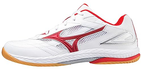 Mizuno Unisex Wave Drive 9 Tischtennis, Weißes, hochriskiertes Silber, 40.5 EU