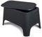 Mondo Viro Ensemble de jardin en résine Petra table conteneur et fauteuil d'extérieur (Table anthracite)