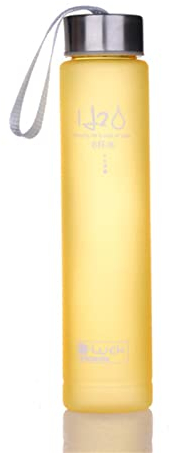 FORKIS Borraccia Bottiglia D'Acqua In Plastica Per Bere Povabile Tè Sportivo Tazza Di Caffè Cucina Cucina Bottiglia Per Bambini-Yellow