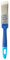 Fit For The Job 1 inch No Bristle Loss DIY Cutting In Paint Brush For A Smooth Finish Painting with Emulsion, Gloss and Satin Paints on Walls, Ceilings, Furniture, Wood & Metal, 1 25mm
