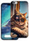 WUACYEAMING Hülle für iPhone 6 / 6S,Aesthetic Motiv Weiche Silikon Muster TPU Bumper Stoßfest Schutzhülle Transparent Mädchen mit Cover HandyHülle case Pattern-(Katze)