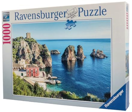 Ravensburger Italienisches Puzzle: Alberobello in Apulia, Puzzle mit 1000 Teilen, Puzzles für Erwachsene, Puzzle mit 1000 Teilen für Erwachsene, Kleber zum Einrahmen, Puzzle, Foto, 70 x 50 cm