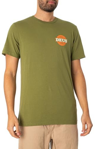 Deus Ex Machina Men's T-Shirt Hot Streak Tee (Loden Green), green, S