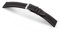 MANUFAKTURWERK Uhrenarmband HOHELUFT | Leder | für Damen und Herren | Silberne Schließe, Größe:S (Small). 22/20 mm, Farbe:Schwarz