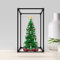 AAABOX Acryl Vitrine Groß Transparente Stapelbar Staubdicht mit Tür für Lego,40x25x20cm Vitrinenschrank Schaukasten Selbstmontage mit Rahmen aus Aluminiumlegierung für Sammlung Modellautos Figuren