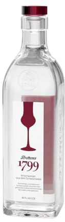 Sutterer 1799 Kirschwasser aus dem Schwarzwald | 40% vol. | 0,5l