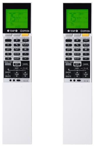 Paquete de 2 controles remotos de repuesto SG15D SG15E SG11D SG132 SG12D SG15A SG15G SG15C SG10A SG18D SG15J SG17B SG19C SH20A SG18B SG15F para aire acondicionado eléctrico Mitsubishi XG16A XG16A-1