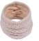 YUECIBAI Schal Damen Warm Gebürstetem Strick-Hals Wärmer Kreis Wrap Loop Outdoor Ski Kletter Schal Für Männer Frauen Beige